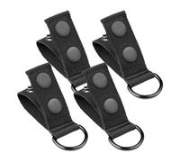 JIEBWCHA Lot de 4 porte-clés à clip pour ceinture - Organisateur pour l'application de la loi - Pour les agents de la , la sécurité au travail, l'établissement correctionnel, installation