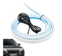 JIEBWCHA Lumières LED pour capot de voiture, lumières dynamiques à balayage pour compartiment moteur, voiture lumineuse imperméable pour décoration de porte de grille de coffre sous capot jour