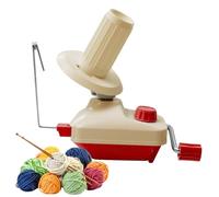JIEBWCHA Machines À Bobines De Laine Familiale, 20cm Enrouleur De Boules De Fil À Commande Manuelle, Enrouleur De Fil Compact À Commande Manuelle avec Pince De Table, Enrouleur De Balles De Fil