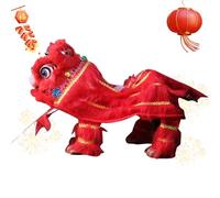 JIEBWCHA Marionnette traditionnelle chinoise - Marionnette de danse du lion avec fils | Jouet culturel design artistique pour fêtes, salles de classe, théâtre, représentations familiales et