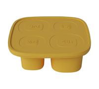 JIEBWCHA Moule cylindrique, bol cylindrique, moule à glace nouveauté, moule en silicone à 4 trous avec couvercle, gadgets de cuisine produisant des récipients pour tasse 30 oz-40 oz