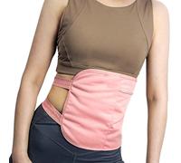 JIEBWCHA Pack Huile de Ricin Bio - Body Care Pack Wrap pour la taille et le cou,Sangle élastique réutilisable, anti-fuite d'huile, paquet d'huiles essentielles pour la santé du foie et moins de stress