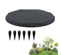 JIEBWCHA Pas Japonais Extérieur, Décoration Paysagère pour Allées, Lot de Dalles de Jardin avec Piquets pour Chemins Terrasse Piscine Aire de Jeux Extérieur