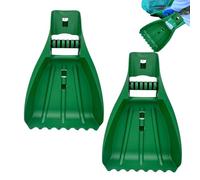 JIEBWCHA Patins à Feuilles Grabber Scoops, ramasse-Feuilles - Collecteur de Feuilles - Pinces à Main - Outils de Jardin ergonomiques Qui Permettent de Nettoyer Rapidement l' de Gazon