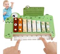 JIEBWCHA Piano Jouet Enfant - Instrument Musical Éducatif avec Clavier | Jouet Portable pour Garçons et Filles Développant la Coordination et Les Compétences Scolaires à la Maison ou en Voyage
