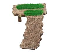 JIEBWCHA Piscine pour tortues - Espace ensoleillé pour reptiles, terrasses d'escalade, lieu de repos - Décoration pour reptiles, grenouilles, tortues et tortues d'eau