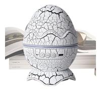 JIEBWCHA Projecteur Galaxie, 16x11cm Projecteur De Ciels Étoilé LED Lampe Galaxie, Lumière Du Ciels Étoilé En Forme D'œuf De Dinosaure Avec Lecteur De Musique Sans Fil, 16 Effets Sonores