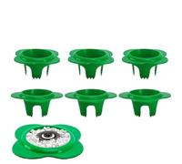 JIEBWCHA Protecteur De Tête D'Arroseur - Résistant aux UV 6 Pièces,Protecteur D'Arrosage 15 Cm pour Gazon,pour Paysagistes Jardiniers Jardins Parcs et Bordures de