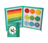 JIEBWCHA Puzzle magnétique d'apprentissage de la rupture, puzzle de manipulation de fraction, puzzle éducatif pour , manipulations de mathématiques pour l'école primaire