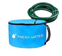 JIEBWCHA Rangement de tuyau - Solution de stockage étanche pour e - Récipient de rangement portable avec double fermeture éclair pour les eaux usées de camping
