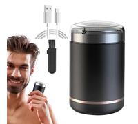 JIEBWCHA Rasoir électrique pour, tondeuse à barbe rechargeable avec tête réglable, machine de rasage imperméable pour soin du visage pour grand-père mari fils