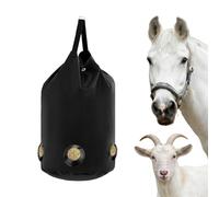 JIEBWCHA Sac à foin - Distributeur de foin grand volume, récipient de nourriture pour chevaux avec grande ouverture de remplissage - Pour le pâturage, l'extérieur, l'écurie, la ferme, la boîte à