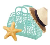 JIEBWCHA Sac Gel - Sacs de plage - Sac Réutilisable pour Pâques Femmes Filles Été Mariage Concert Plage En Plein Air, bleu, riferimento alla descrizione