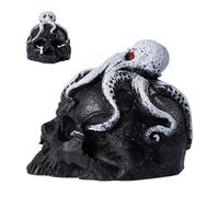 JIEBWCHA Sifflet de la mort aztèque - Jouets pour blagues anciennes - Sifflet en forme de crâne corne de poulpe - pour camping, randonnée, fêtes, films, manifestations randonnée