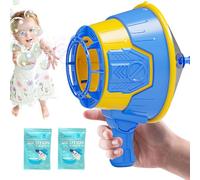 JIEBWCHA Souffleur à Bulles de Savon, Pistolet à air Portable, Jouet de Jardin interactif pour, Article de Divertissement d'extérieur Portable