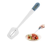 JIEBWCHA Spatule de cuisine avec thermomètre numérique pour aliments - Avec écran LCD - Mesure de la température lisible instantanée - Appareil de mesure précis pour les bonbons et le chocolat