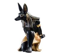 JIEBWCHA Statue de Bureau,Décoration Chien Artisanal - Décoration Créative pour Salon, Chambre, Salle de Bain, Jardin, Balcon ou Table de Chevet - Idée Cadeau Originale pour Maison, Entrée ou