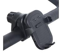 JIEBWCHA Support de smartphone pour scooter - Support flexible pour guidon de poussette - Support de téléphone portable - Clip de guidon pour regarder des vidéos de voyage - Chariot coulissant