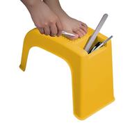 JIEBWCHA Support de soin des pieds - Repose-pieds pour douche - Repose-pieds manucure massage pour salon femme homme voyage maison soins salon détente soutien
