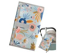 JIEBWCHA Tapis À Langer | Matelas de Voyage Portable pour Nouveau-né et Enfant,Accessoires De Voyage Pour Poussette Pour Usage En Crèche, Garderie, Hôpital, Parents Post-Partum, Camping, Maman, Papa,