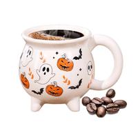JIEBWCHA Tasse à Café Halloween | Tasse à Café Drôle Pour Boissons Automne,Accessoires De Boisson Tricot Ou Blague Décorations Fournitures De Fête Pour Comptoir Ferme Hôtel Restaurant