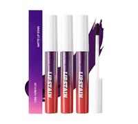 JIEBWCHA Teinture Pour Lèvres Résistante Longue Durée | Brillant À Lèvres Résistant Aux Transferts | Lot de 3 Gloss Matte Fixation Longue Durée Peel Off - Rouge À Lèvres Beauté Femme Pour Tenue