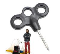 JIEBWCHA Tent Stakes Heavy Duty, Tarp Stakes Piquets de camping en métal léger, Spike de cour pour un haut et non russe pour pelouses de jardin de patio extérieur