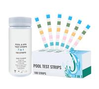 JIEBWCHA Test Piscine, D'analyse D'eau De Piscine 100 Unités, Outil De Contrôle De Qualité D'eau Pour Particuliers Spa Nageurs Aquarium