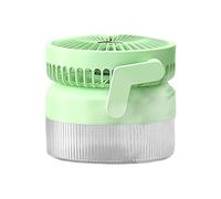 JIEBWCHA Ventilateur nébuliseur - accessoire rafraîchissant personnel avec recharge USB, dispositif de refroidissement silencieux pliable multifonction avec lumière pour salle de sport, camping