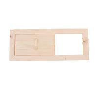 JIEBWCHA Ventilation du sauna - Aspirateur Slider avec Slider,Ailettes de ventilation en bois Accessoire d'aération pour sauna et piscine
