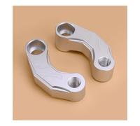 Jiechao 1 Paire Connecteurs D'adaptateur D'extension Support Rétroviseur Latéral De Moto en Alliage D'aluminium Rallonges