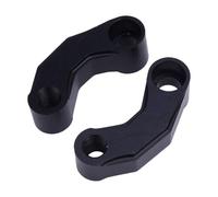 Jiechao 1 Paire De Connecteurs D'adaptateur D'extension Support Rétroviseur Latéral Moto en Alliage D'aluminium Rallonges