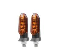 Jiechao Clignotants Clignotants LED 8mm Lampe Indicateur pour Monster 796 pour 100 pour Diamant pour Peinture pour Bandit 650 Moto(2X Yellow Shell)