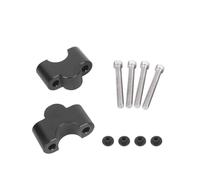 Jiechao Guidon Moto Support De Rehaussement De Guidon De Moto 25 Mm pour Bonneville pour Bobber pour T100 pour Rocket III