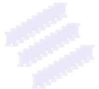 Jieddey Bobines de Fil à Broder,100 PCS Plastique Support Bobine de Fil Couture Carte Organisateur de Fil de Point de Croix Stockage de Fil de Coton pour Artisanat Bricolage Broderie Couture Blanc