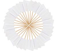 Jieddey Drapeau des Cure-Dents Vide, 100 PCS Marqueurs de Fromage Marqueurs de Gâteau Etiquettes de Fromage Blanc pour la Fête de Mariage Noël Holleween Pâques