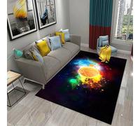 JIEDEDIAM Tapis Cool Yin Yang sur Le thème de la Glace et du feu, adapté au Salon, au canapé, à la Table Basse, à la Chambre à Coucher, au Chevet, au Couloir, au Bureau à Domicile