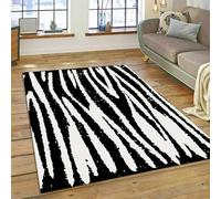 JIEDEDIAM Tapis de Jeu imprimé en 3D, Motif zèbre coloré, léopard, Tigre, Moderne, pour Chambre à Coucher, Salon, Enfants, Rampant, paillasson