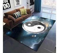 JIEDEDIAM Tapis de Jeu Moderne Tai Chi Yin Yang Dragon Chinois Totem pour Salon, Chambre à Coucher, Jeu pour Enfants, décoration d'intérieur, Cadeau