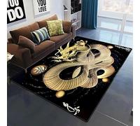 JIEDEDIAM Tapis de Jeu Moderne Tai Chi Yin Yang Dragon Chinois Totem pour Salon, Chambre à Coucher, Jeu pour Enfants, décoration d'intérieur, Cadeau