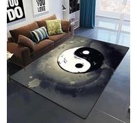 JIEDEDIAM Tapis de Jeu Moderne Tai Chi Yin Yang Dragon Chinois Totem pour Salon, Chambre à Coucher, Jeu pour Enfants, décoration d'intérieur, Cadeau