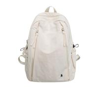 JIEDOUKEJI Sac à Dos D'écolier pour Filles Adolescents Cartables Universitaire Sac D'école de Couleur Unie Voyage pour Femme