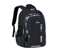 JIEDOUKEJI Sac a Dos Enfant Garcon Loisir Portable Sac Ecole Secondaire Grande Capacité Imperméable Cartable Adolescent Tudiant