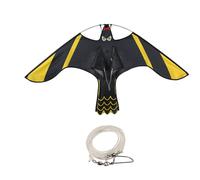 jiejack Épouvantail à oiseaux prédateurs - Effaroucheur d'oiseaux - Dragon - Épouvantail réaliste - Effrayant les faucons, dragon volant, ferme hawk, cerf-volant - Pour répulsif contre les oiseaux