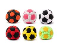 jiejack Footbag Lot de 6 balles de jonglage professionnelles Hacky Sack Ball pour tricks, Ø 6 cm, multicolores, pour la pratique du hacky sac ou du jonglage