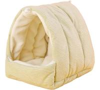 jiejack Parrot Bird Bed Hammock Bird Plush Nest Toy Chaud Nid d'oiseau Maison d'hiver pour animaux de compagnie Cage à oiseaux Niche pour ara, perruches, cacatoès, canaris (vert clair, S)