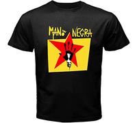 JIEKXAONF Mano Negra Manu Chao Men's Black T-Shirt Black
