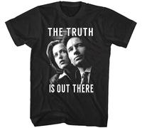 JIEKXAONF The X Files Truth is Out There Men's T-Shirt Mulder Scully FBI Special Agents