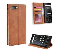 Jielangxin Coque pour Blackberry KEY2,Étui de Protection Coque pour Blackberry KEY2 BBE100-1 BBF100-2 BBE100-4 BBE100-5 BBF100-6 Coque Housse Etui Cover Funda Brown