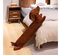 JieooKoi Coussin teckel, doudou en peluche moelleux, coussin réaliste pour chien, décoration pour canapé, teckel, décoration pour dormir (70 cm)